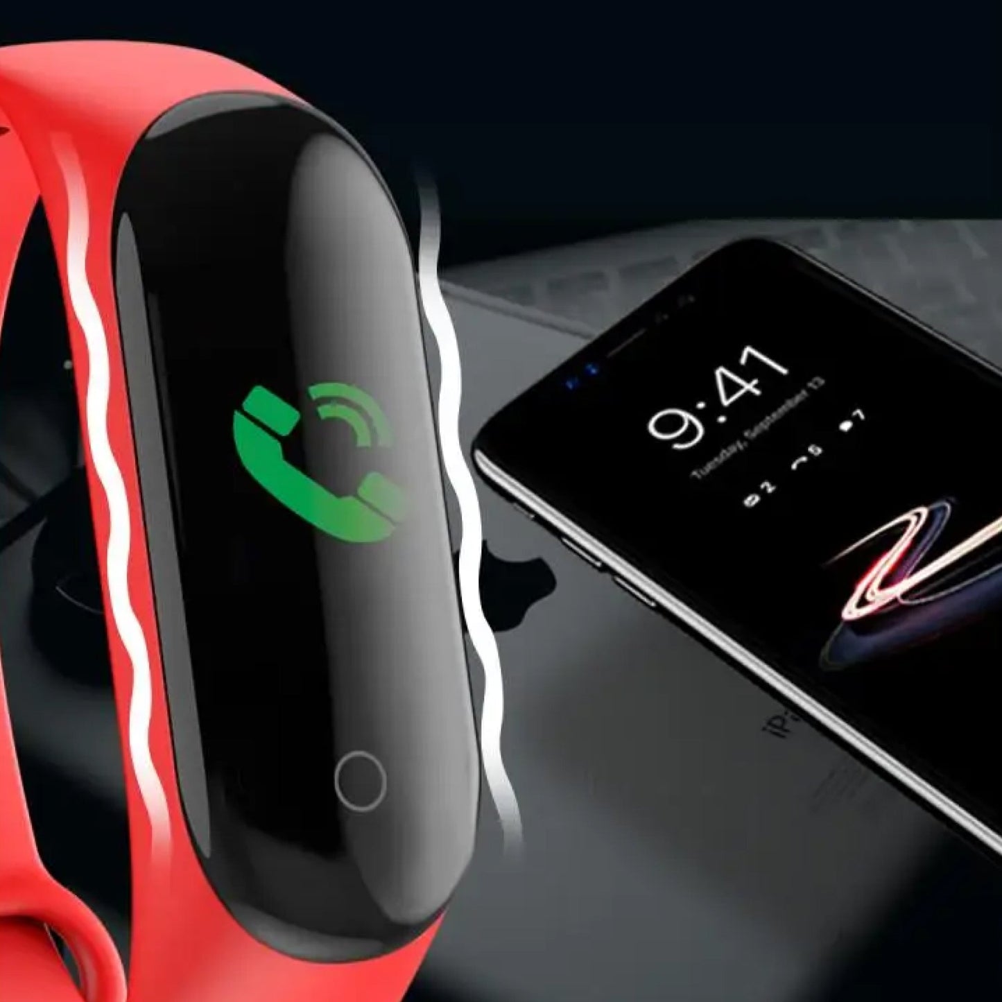 Smartwatch mit Blutdruck- und Herzfrequenzmesser