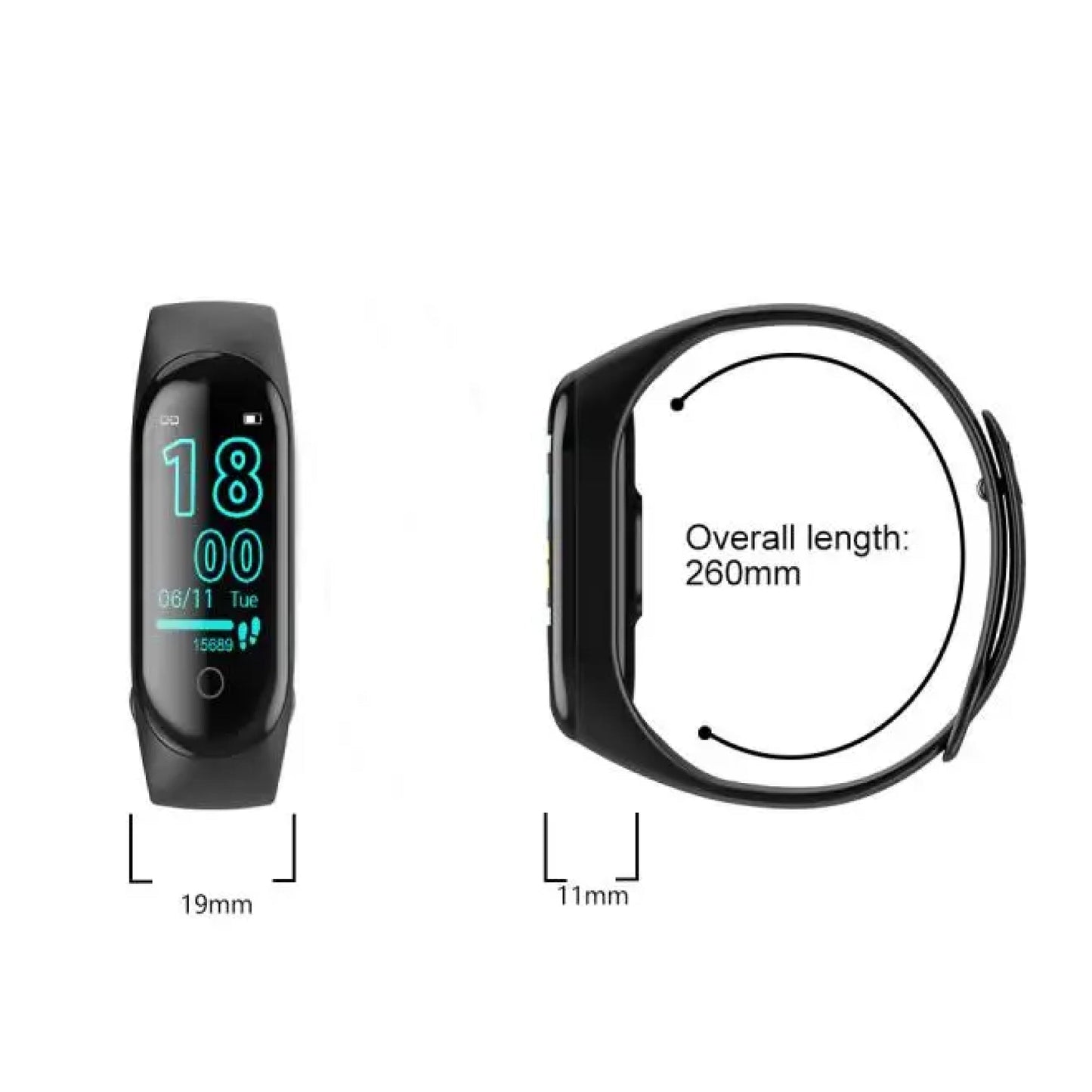 Smartwatch mit Blutdruck- und Herzfrequenzmesser