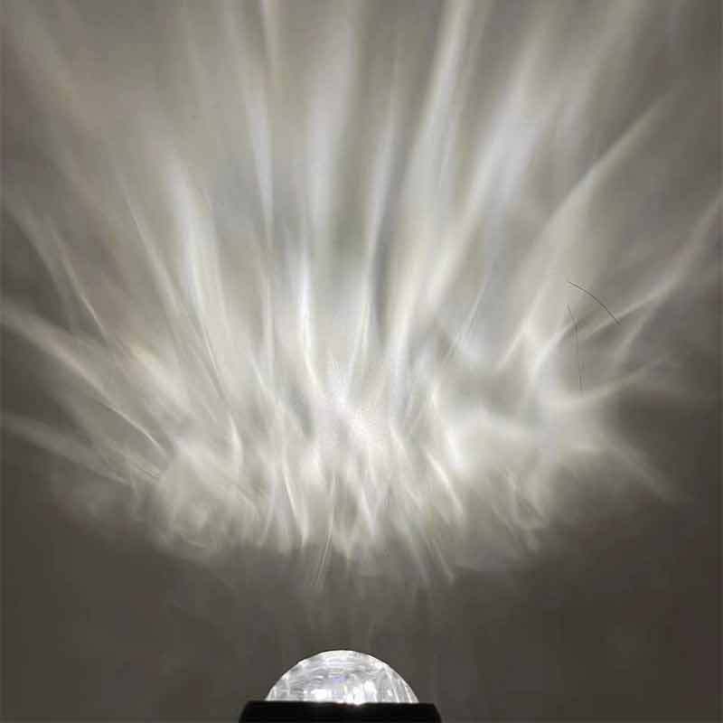 Zeitgenössische industrielle dynamische rotierende Aurora Aluminium LED Solar Wandleuchte Lampe Spotlicht für den Garten