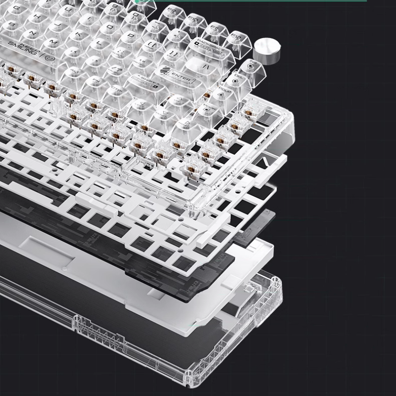 Sandsberg | Verdrahtet Transparente Keycap Box Mechanische Tastatur