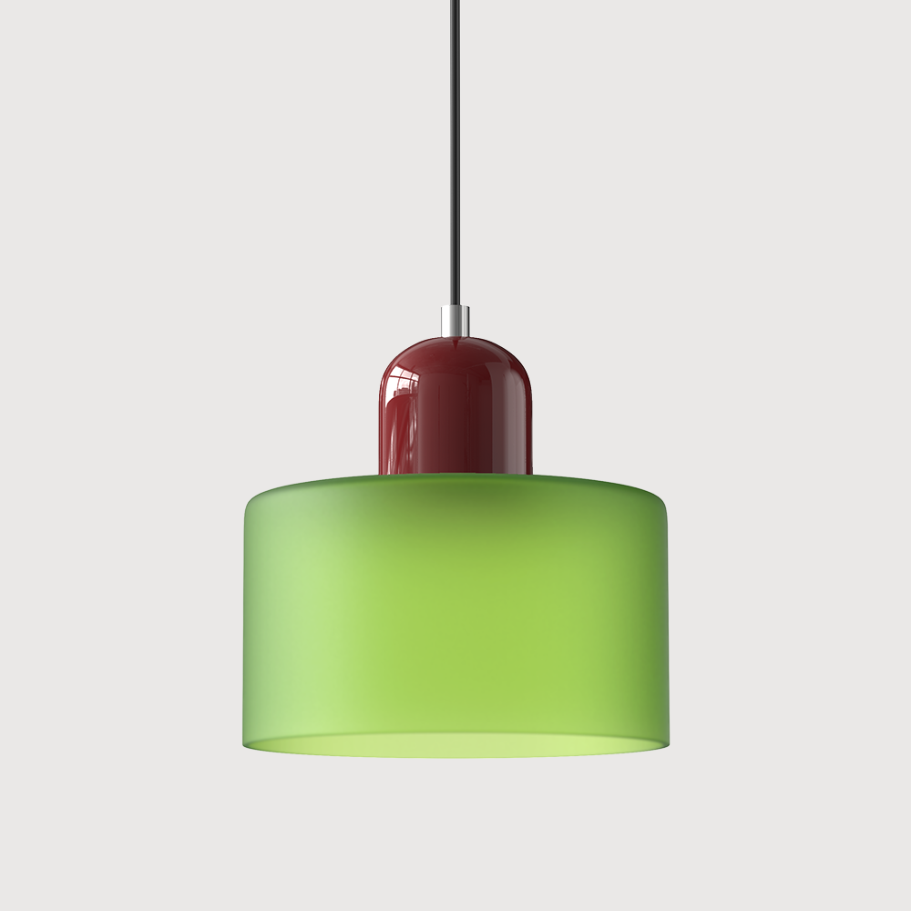 Sandsberg | Moderne Lampe mit Gefärbtem Glas und Geometrischer Form