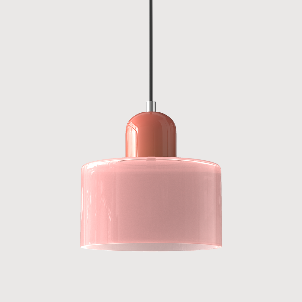 Sandsberg | Moderne Lampe mit Gefärbtem Glas und Geometrischer Form