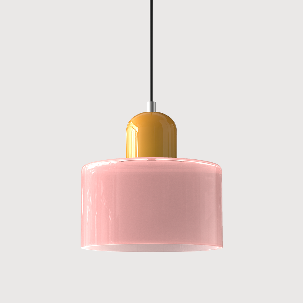 Sandsberg | Moderne Lampe mit Gefärbtem Glas und Geometrischer Form