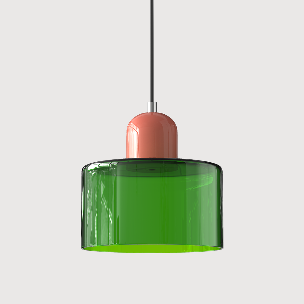 Sandsberg | Moderne Lampe mit Gefärbtem Glas und Geometrischer Form