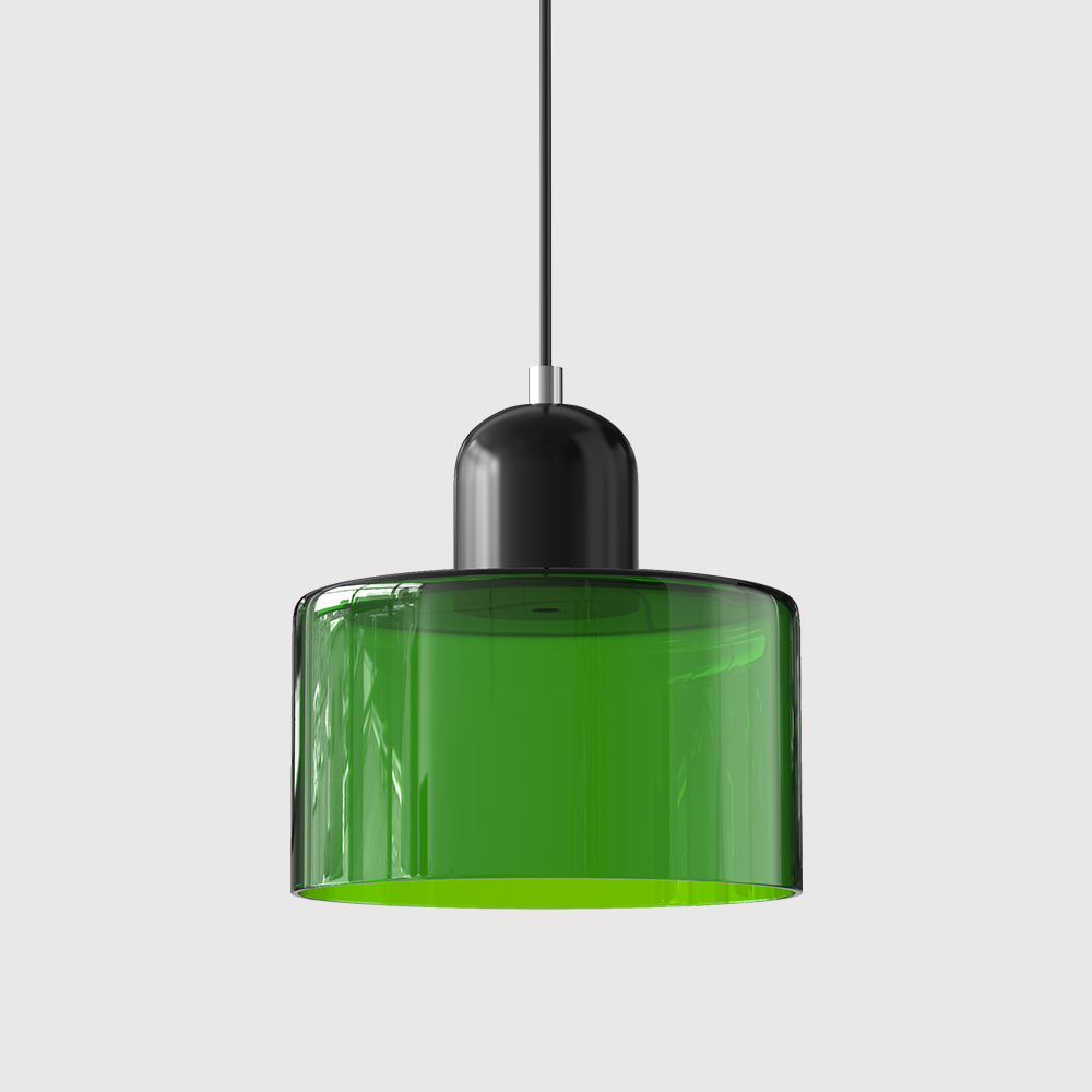 Sandsberg | Moderne Lampe mit Gefärbtem Glas und Geometrischer Form