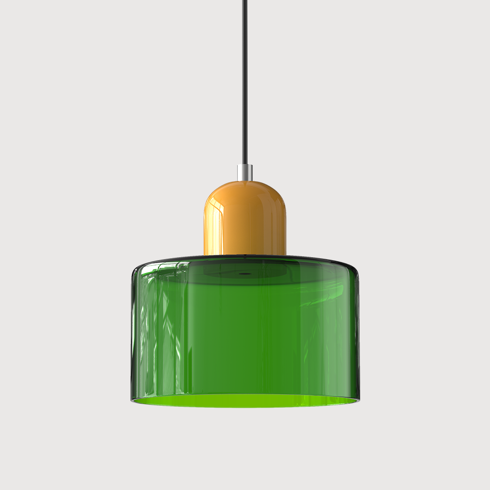 Sandsberg | Moderne Lampe mit Gefärbtem Glas und Geometrischer Form