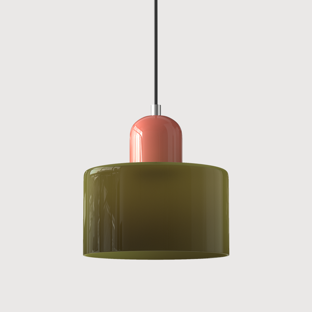 Sandsberg | Moderne Lampe mit Gefärbtem Glas und Geometrischer Form