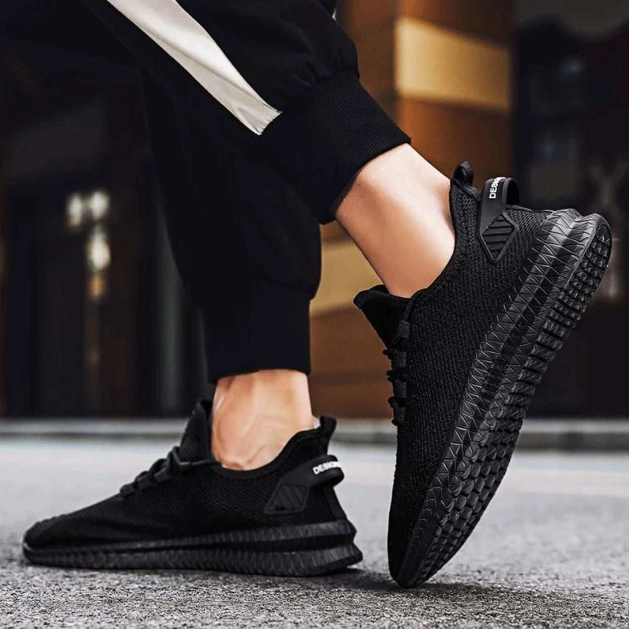 Orthopädische Herrenschuhe, belüftet und bequem – ARON
