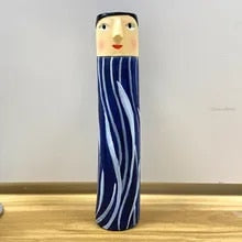 Bohèmische Familien-Gesicht Vase