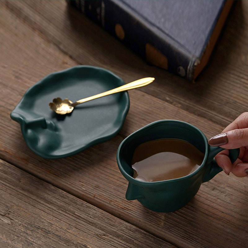 Metall berühren Gesicht kreative Keramik Kuss Kaffeetasse