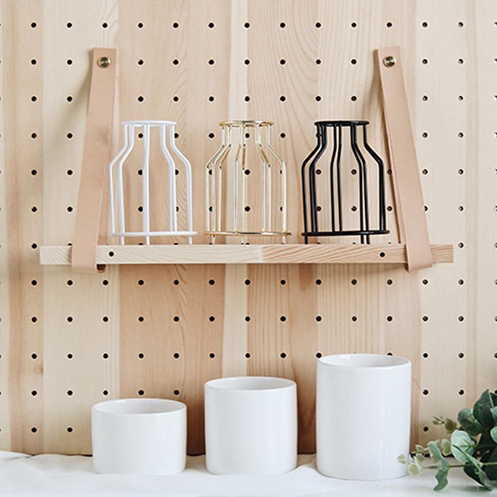 Sandsberg Eisen-Keramik Design Vase | Modernes Gittermuster | Elegante Dekoration | Für Wohnzimmer & Büro