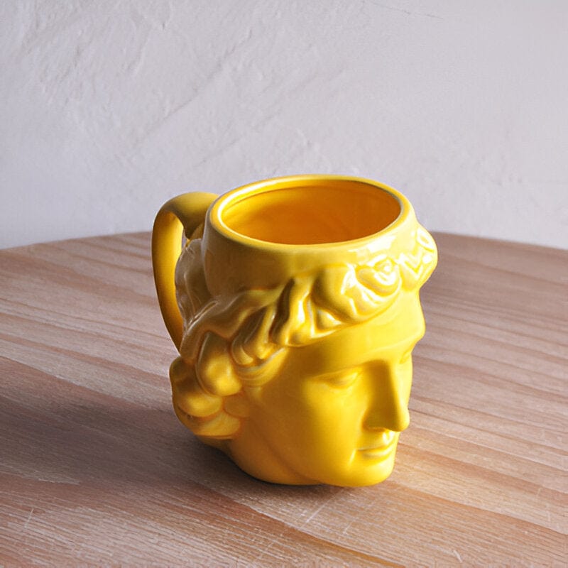 Keramische David Kopf Kaffeetasse