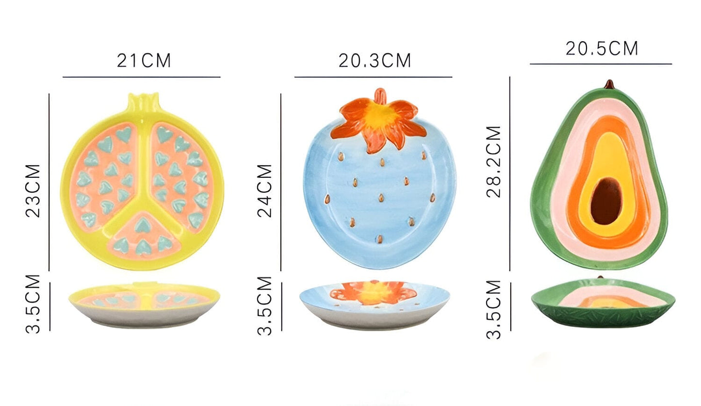 Keramische Obstform Salatteller
