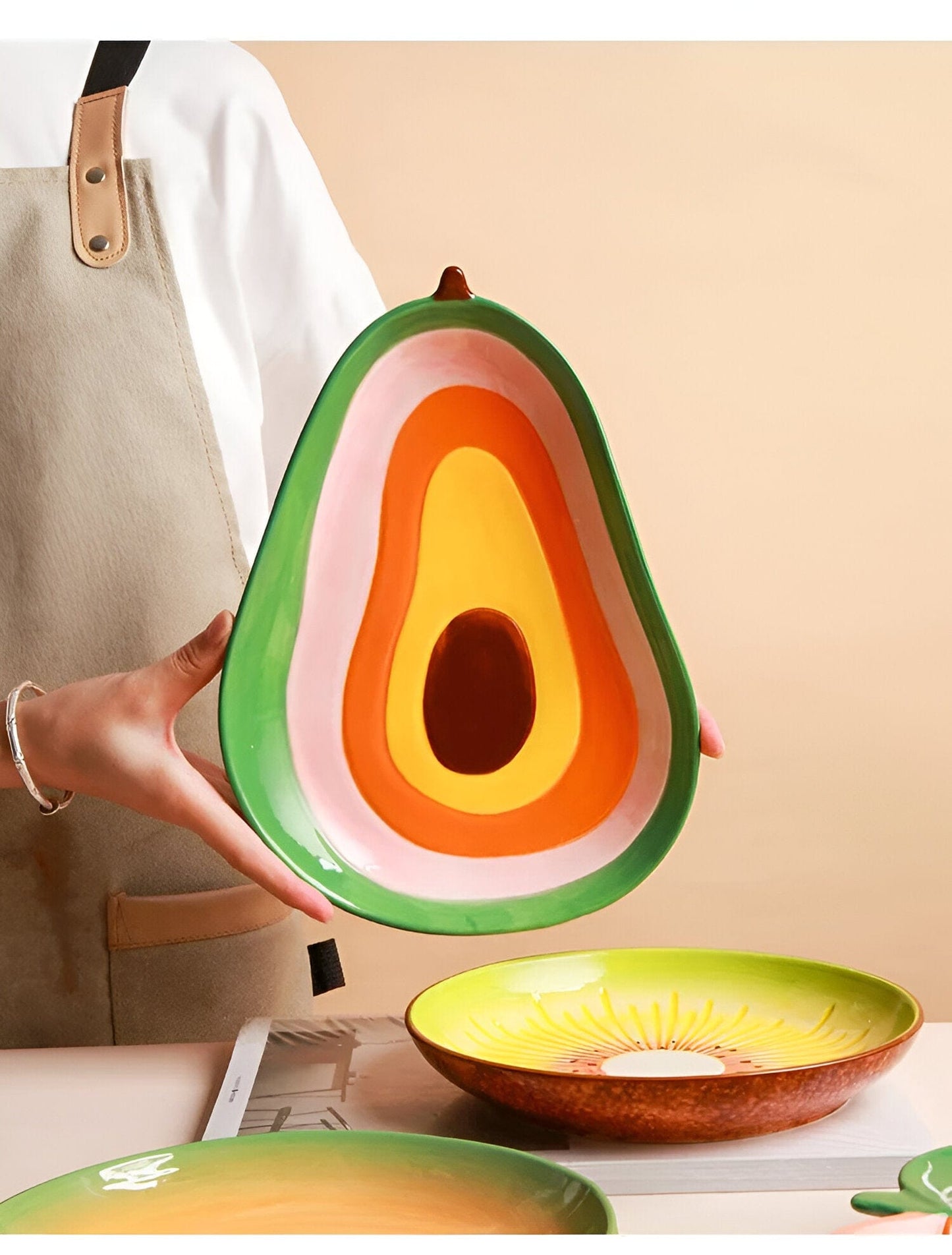 Keramische Obstform Salatteller