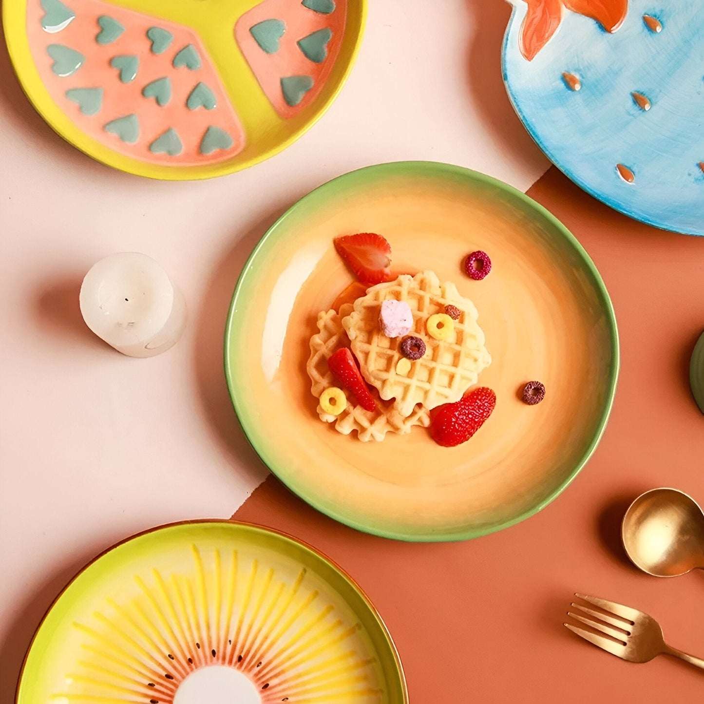 Keramische Obstform Salatteller