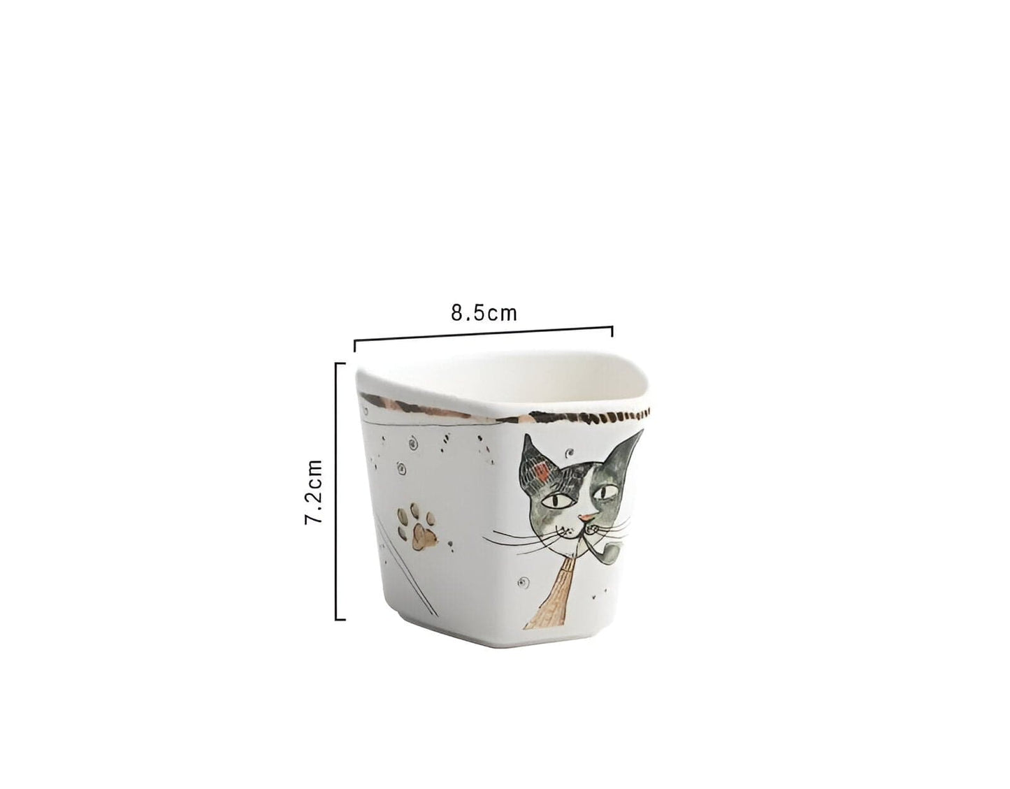 Cartoon Cat Keramisches Geschirr