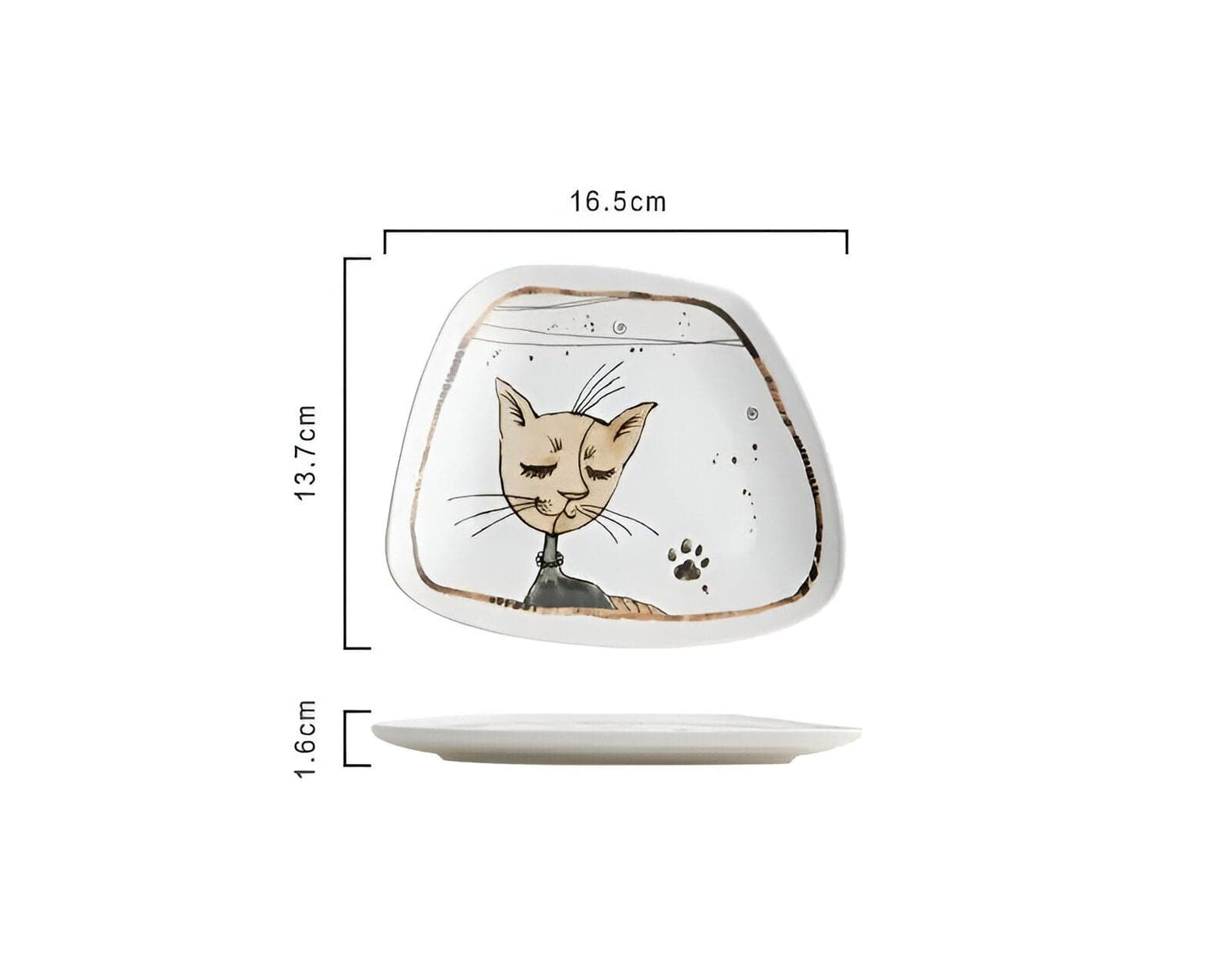 Cartoon Cat Keramisches Geschirr