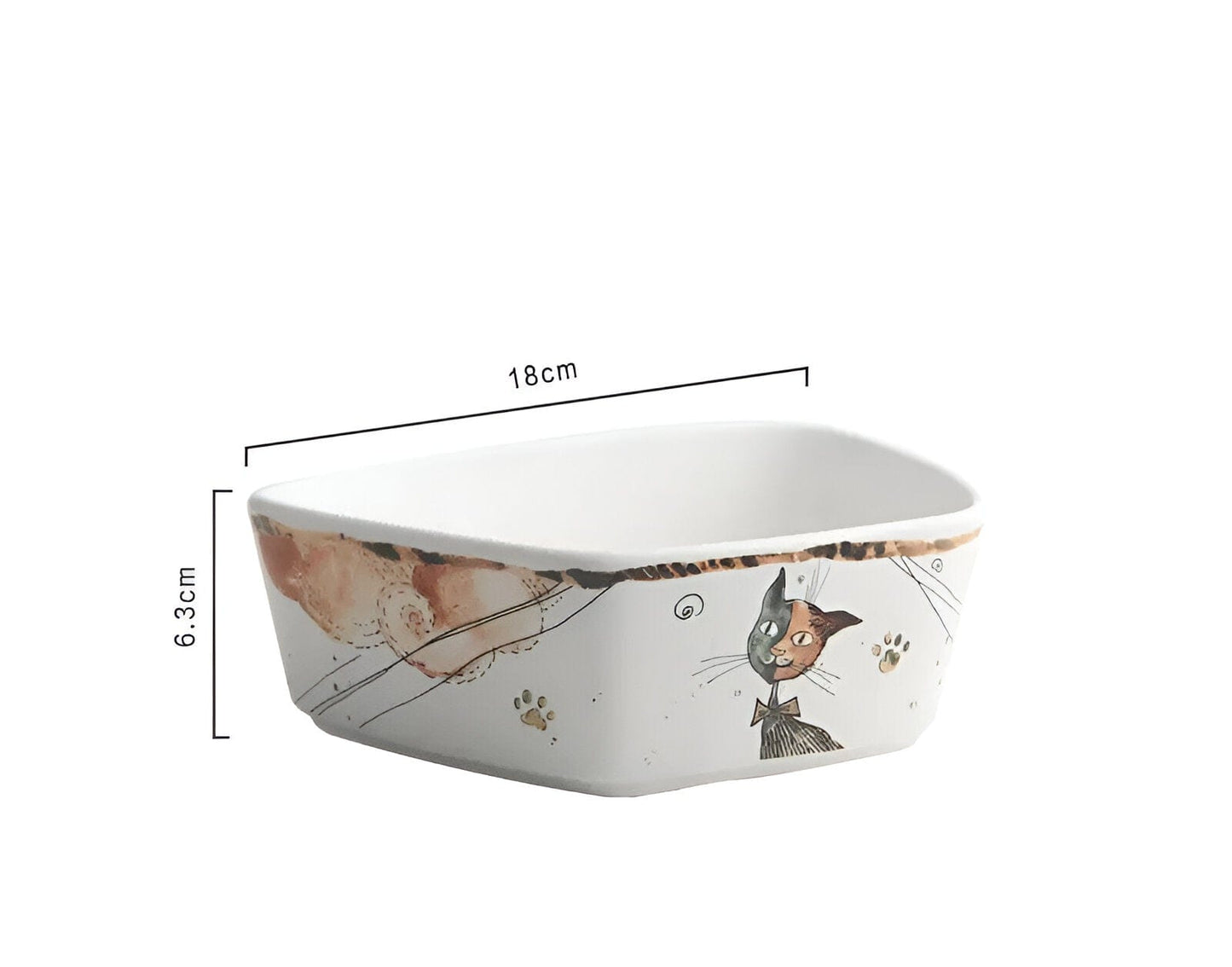 Cartoon Cat Keramisches Geschirr