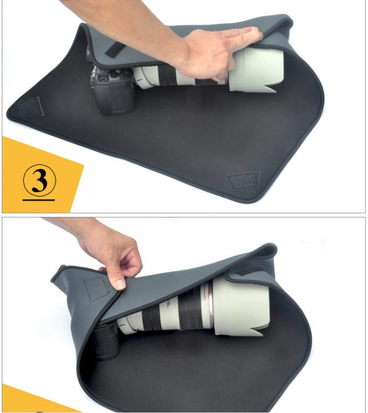 Shockproof Neoprene Bag Magic Wrap Blanket for Canon / Nikon / Sony Camera Lens, Size: 45 x 45cm