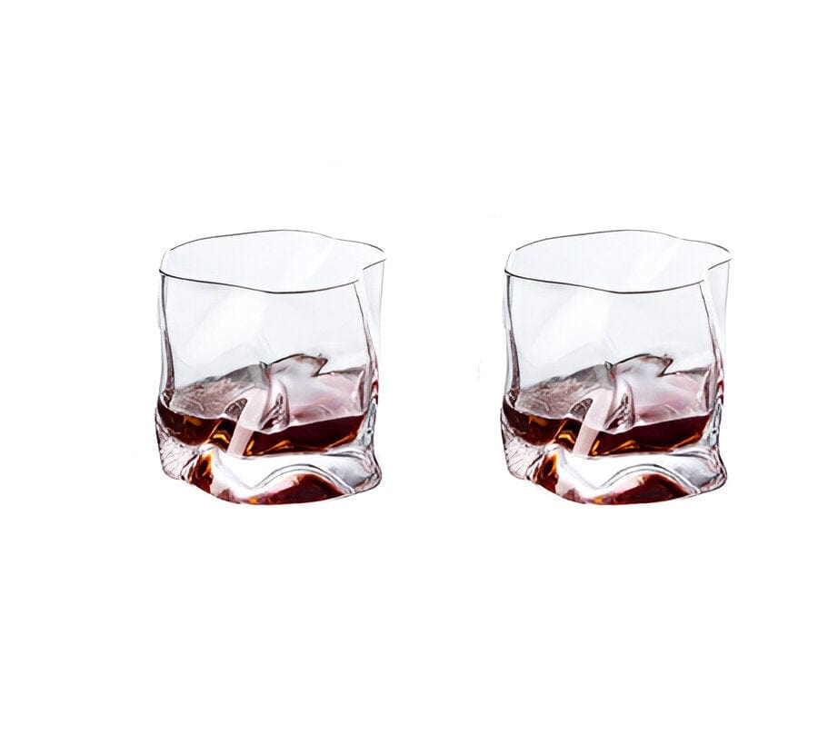 Verzerrte Form Whiskygläser