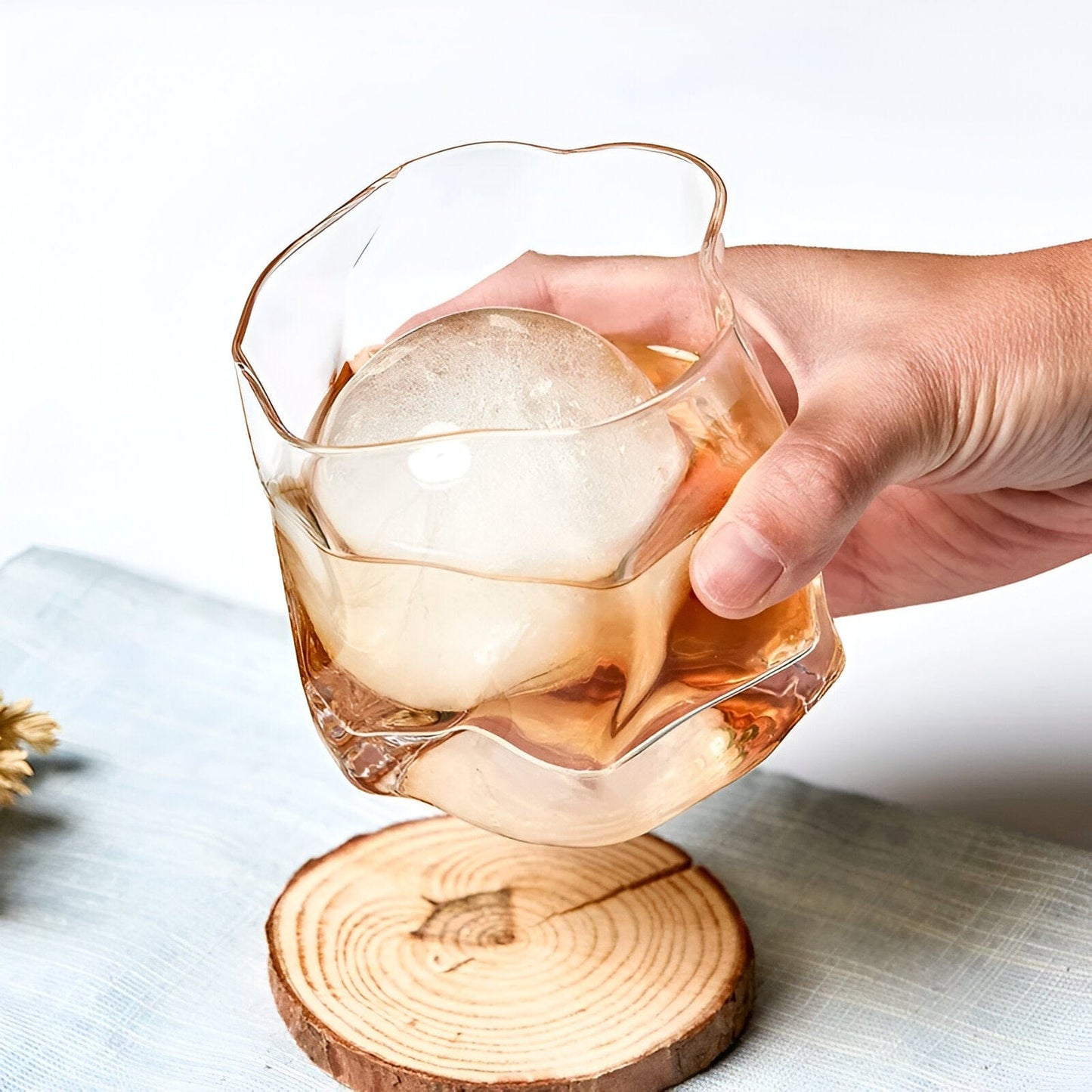 Verzerrte Form Whiskygläser