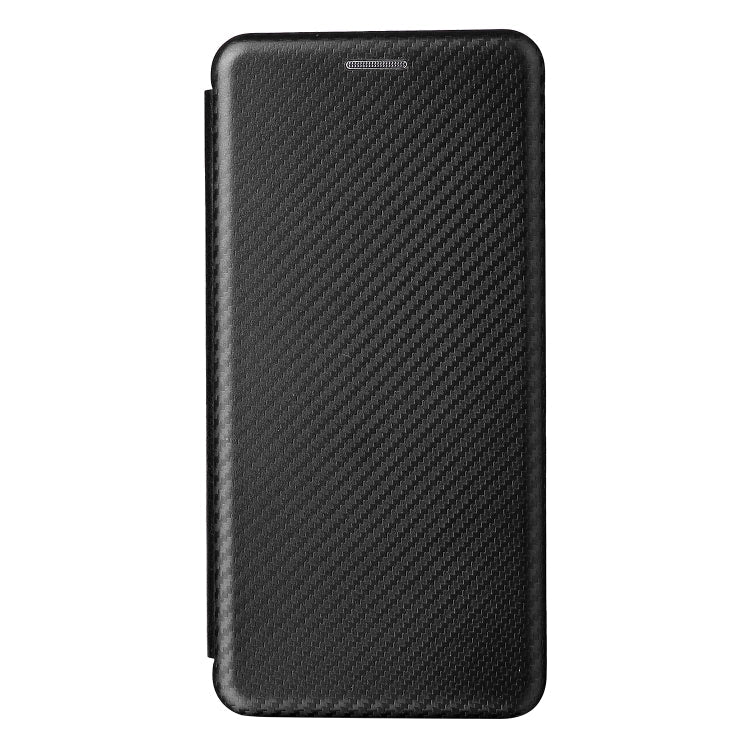 Für Google Pixel 6a Karbonfaserstruktur Horizontale Flip Leder Handytasche (Schwarz)