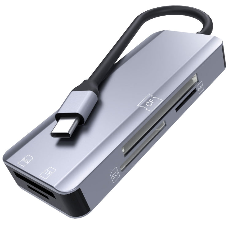 Sandsberg | NK-3044 5 in 1 USB-C / Type-C zu MS / M2 / CF / TF / SD Karten Slots Adapter (Space Grey)