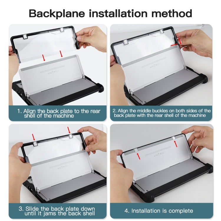 Für MicroSoft Surface Pro 4 / 5 / 6 / 7 / 7+ Acryl Transparent Handgelenk Laptop Hülle