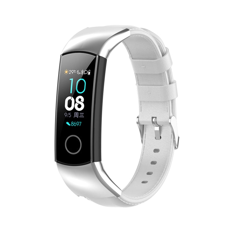 Sandsberg | Für Huawei Honor 4 & 5 Öl Wachs Leder Uhrenarmband (Weiß)
