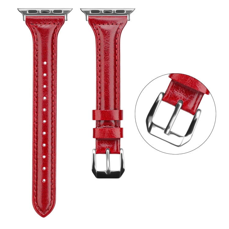 Sandsberg | Echtes Leder Armband für Apple Watch Ultra 49mm&Watch Ultra 2 49mm / Series 9&8&7 45mm / SE 3&SE 2&6&SE&5&4 44mm / 3&2&1 42mm (Baum Creme Rot)