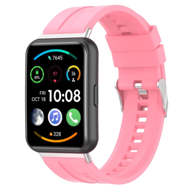 Sandsberg | Für Huawei Watch Fit 2 Reifenprofil Uhrband (Pink)