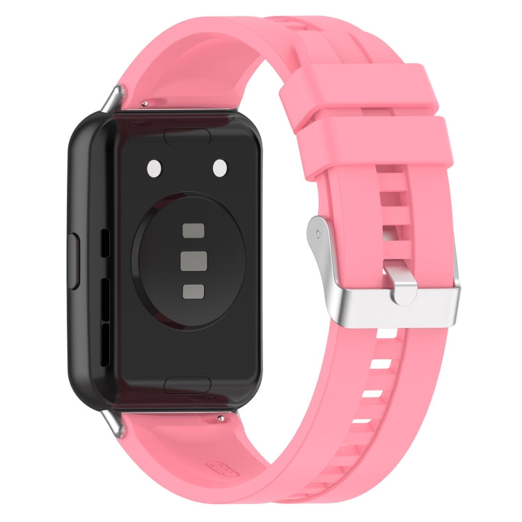 Sandsberg | Für Huawei Watch Fit 2 Reifenprofil Uhrband (Pink)