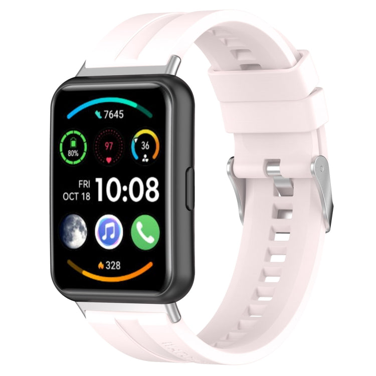 Sandsberg | Für Huawei Watch Fit 2 Reifenprofil-Uhrenarmband (Quicksand Pink)