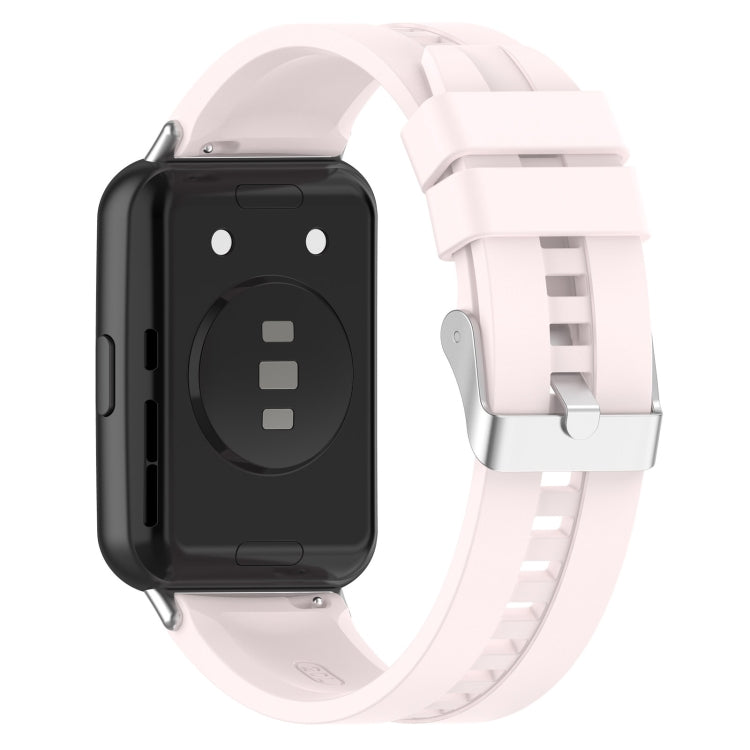 Sandsberg | Für Huawei Watch Fit 2 Reifenprofil-Uhrenarmband (Quicksand Pink)