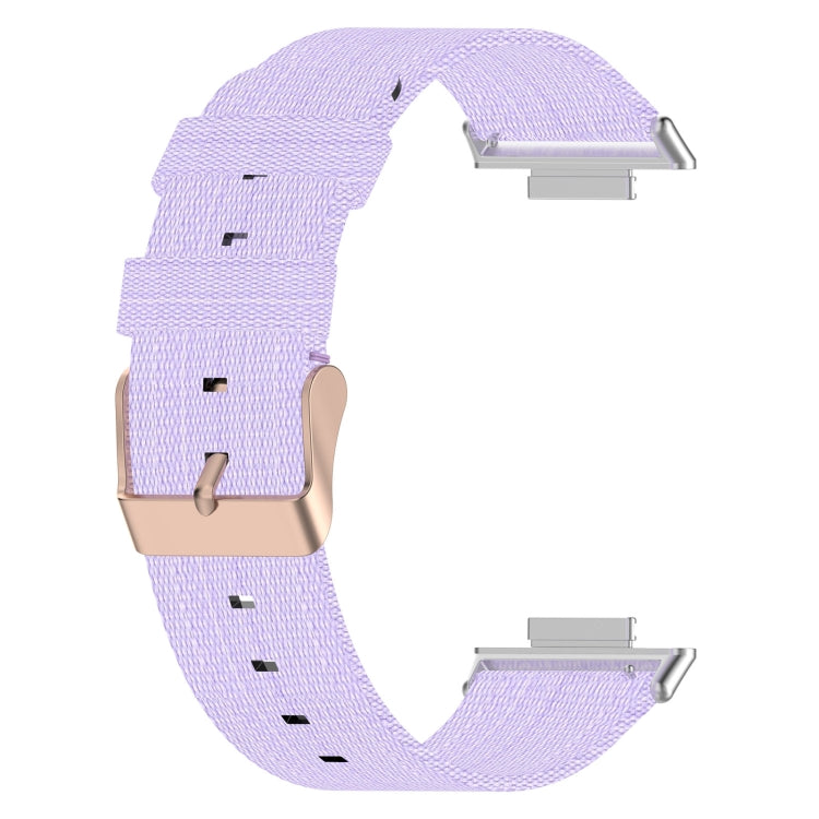 Sandsberg | Für Huawei Watch Fit 2 Nylon Gewebtes Armband (Helllila)