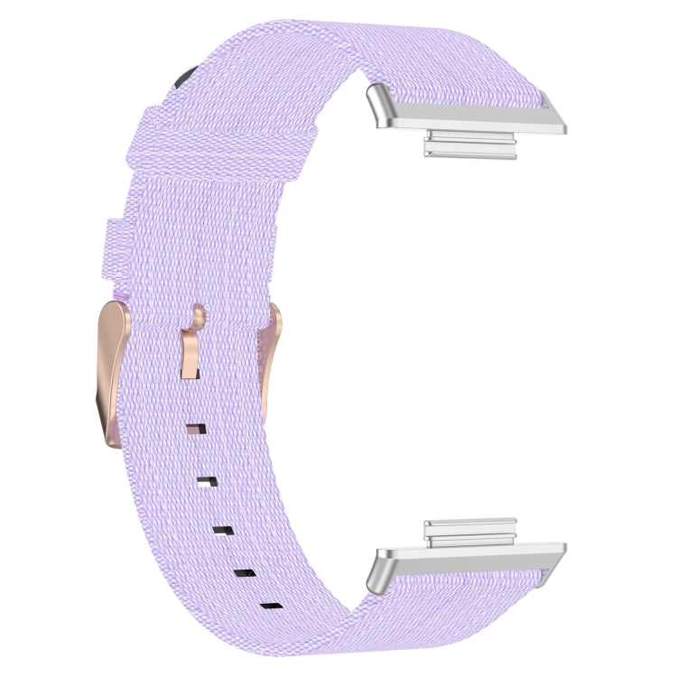 Sandsberg | Für Huawei Watch Fit 2 Nylon Gewebtes Armband (Helllila)
