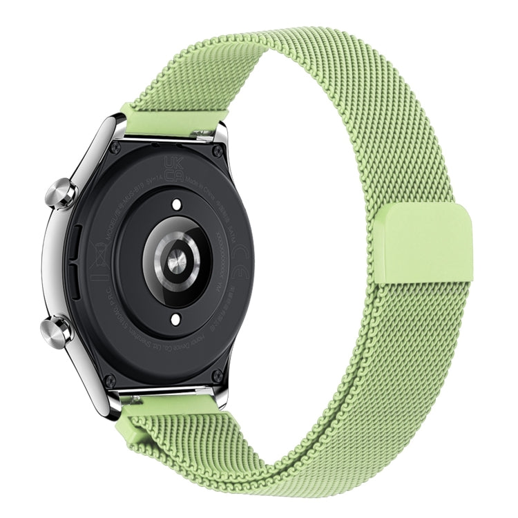 Sandsberg | Für Honor Uhr GS 3 22mm Mailand Kette Metall Uhrband (Minzgrün)