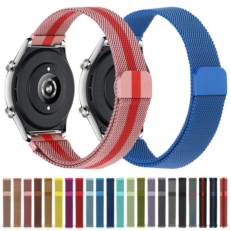 Sandsberg | Für Honor Uhr GS 3 22mm Mailand Kette Metall Uhrband (Minzgrün)