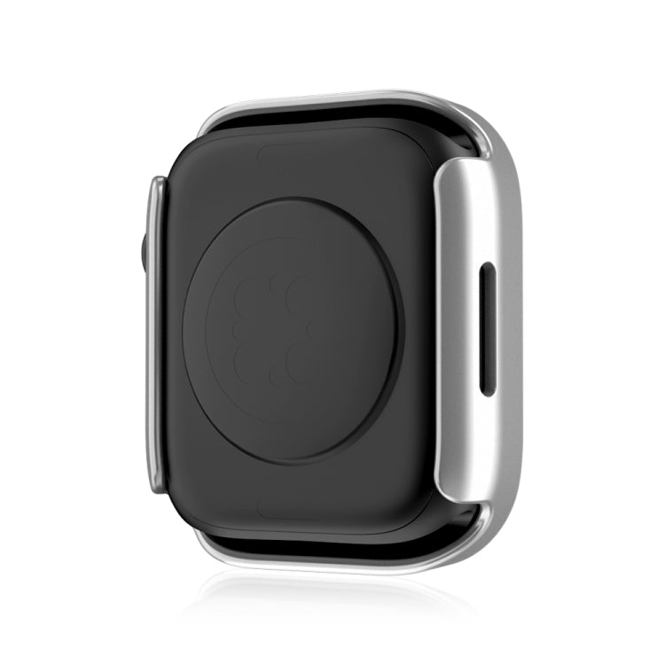 Sandsberg | Life Waterproof 2 in 1 PC Rahmen + Gehärtetes Glas Schutzhülle für Apple Watch Series 9 / 8 / 7 41mm(Silber)