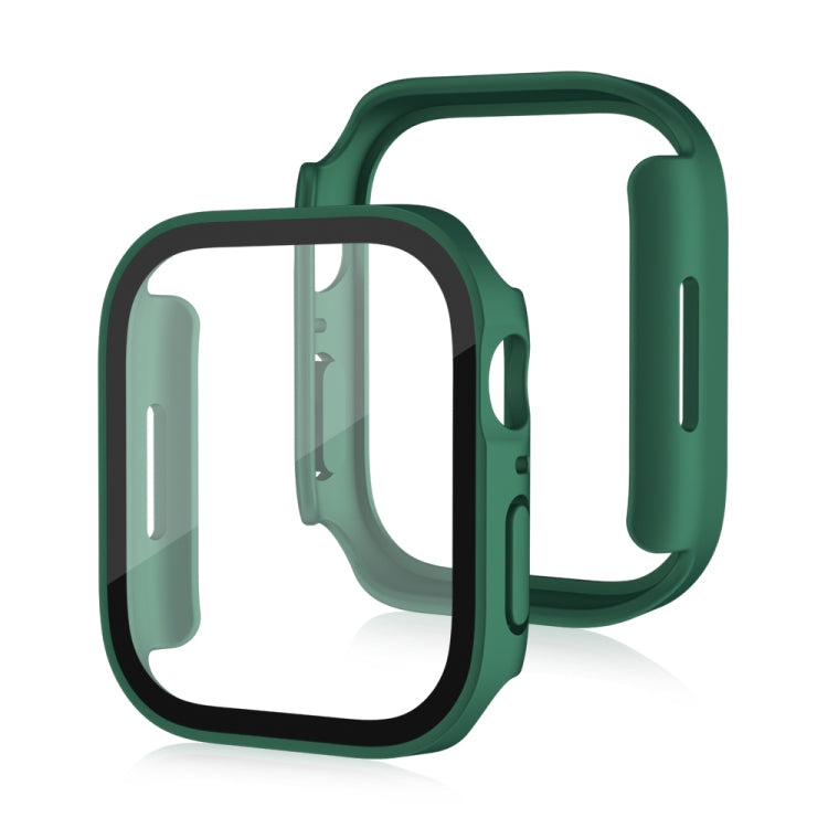 Sandsberg | Life Waterproof Frosted 2 in 1 PC Rahmen + Gehärtetes Glas Schutzhülle für Apple Watch Series 6 / 5 / 4 / SE 44mm (Grün)