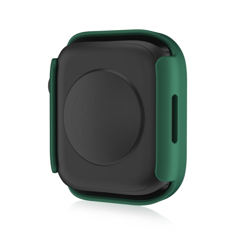 Sandsberg | Life Waterproof Frosted 2 in 1 PC Rahmen + Gehärtetes Glas Schutzhülle für Apple Watch Series 6 / 5 / 4 / SE 44mm (Grün)