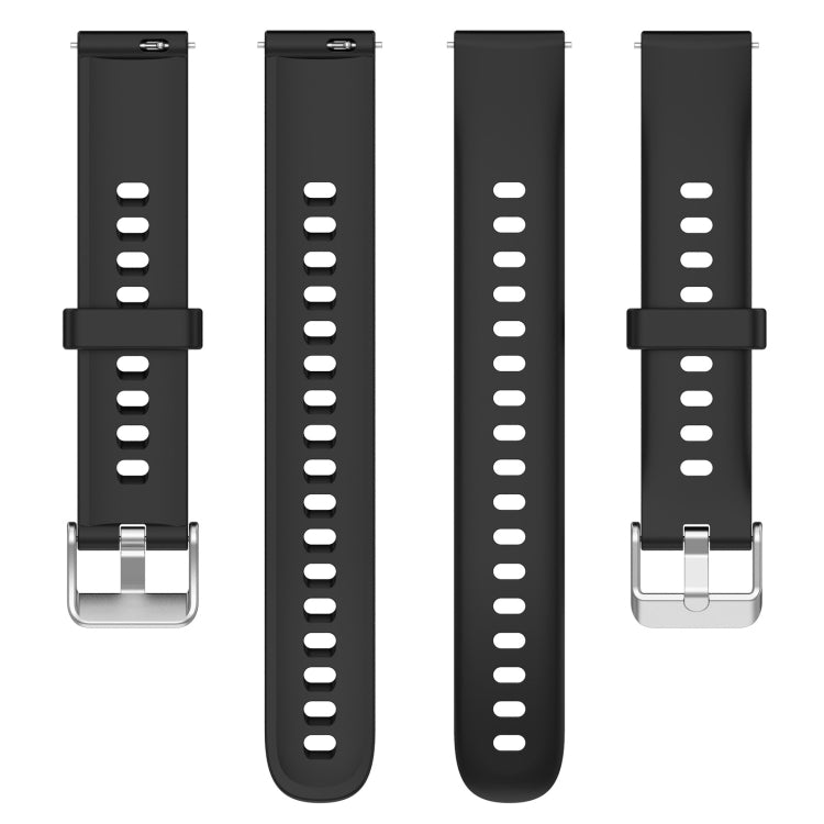 Sandsberg | Für Huawei Watch Fit Mini 16mm Silikon-Uhrenarmband (Schwarz)