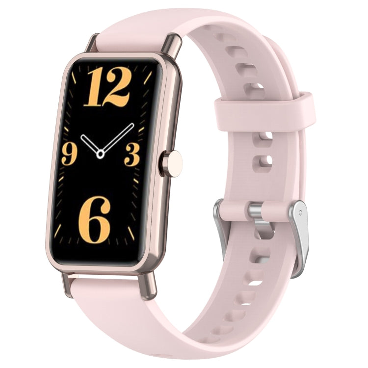Sandsberg | Für Huawei Watch Fit Mini 16mm Silikon Uhrband (Hellrosa)