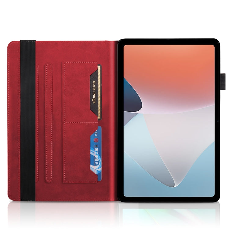 Sandsberg | Für OPPO Pad Air Life Tree Serie Horizontale Flip-Leder Tablet-Hülle (Rot)