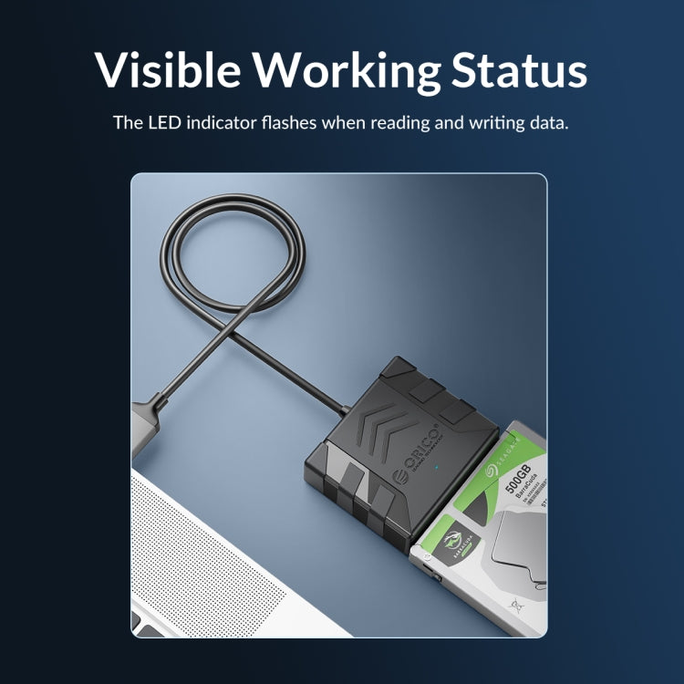 Sandsberg | ORICO UTS1 USB 2.0 2.5-Zoll SATA HDD-Adapter mit Silikonhülle, Kabellänge: 1m
