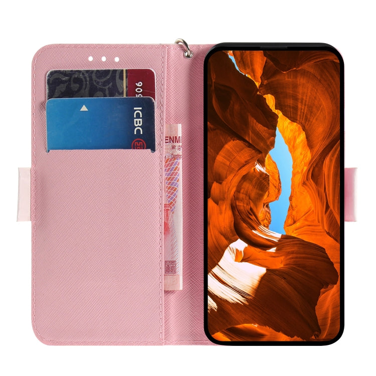 Sandsberg | Für Nokia G60 3D Farbige Muster Flip Leder Handyhülle (Schmetterling High-Heels)