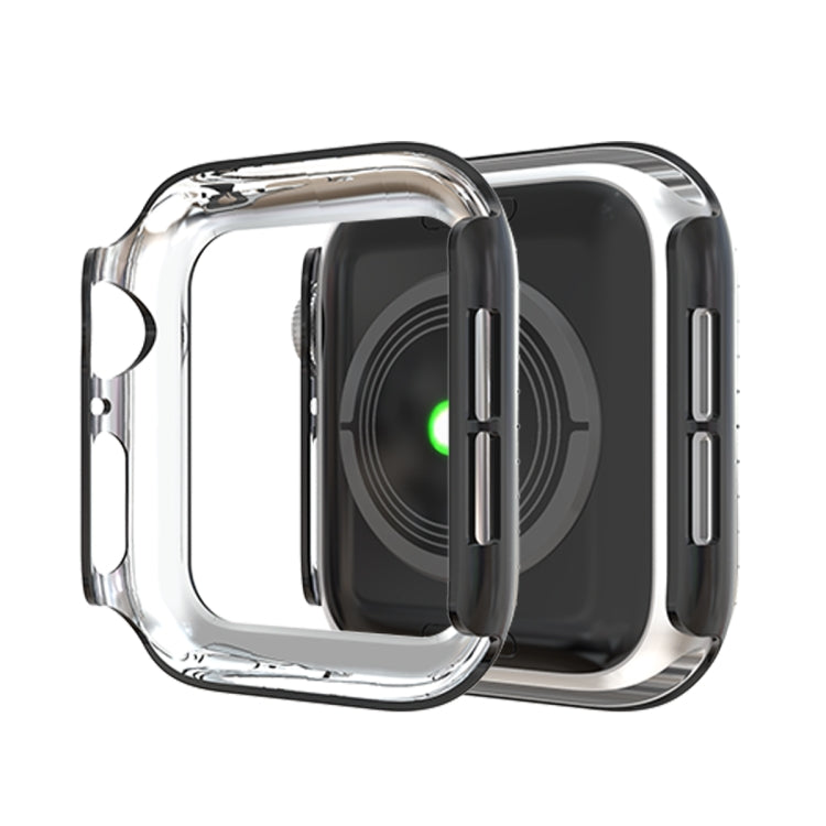 Sandsberg | Für Apple Watch Series 5 & 4 44mm Doppelreihe Diamanten PC Schutzhülle (Schwarz)