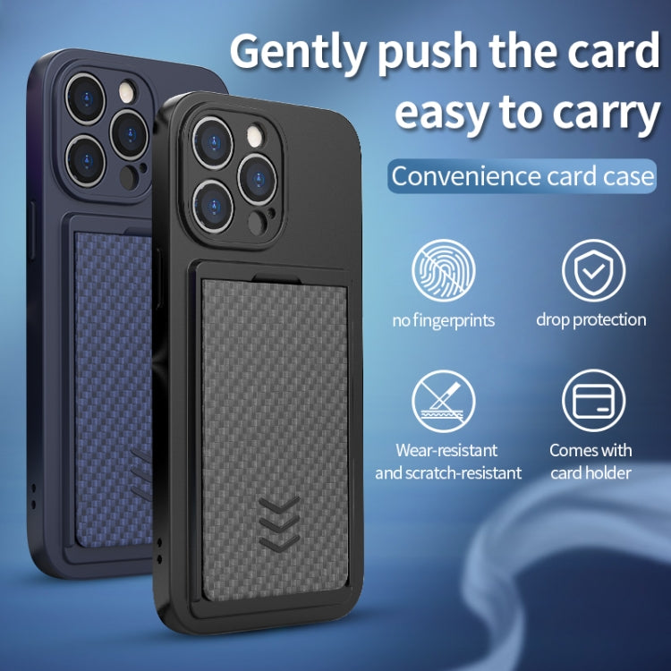 Für iPhone 14 Magic Cards Box TPU + PC Handyhülle (Schwarz)