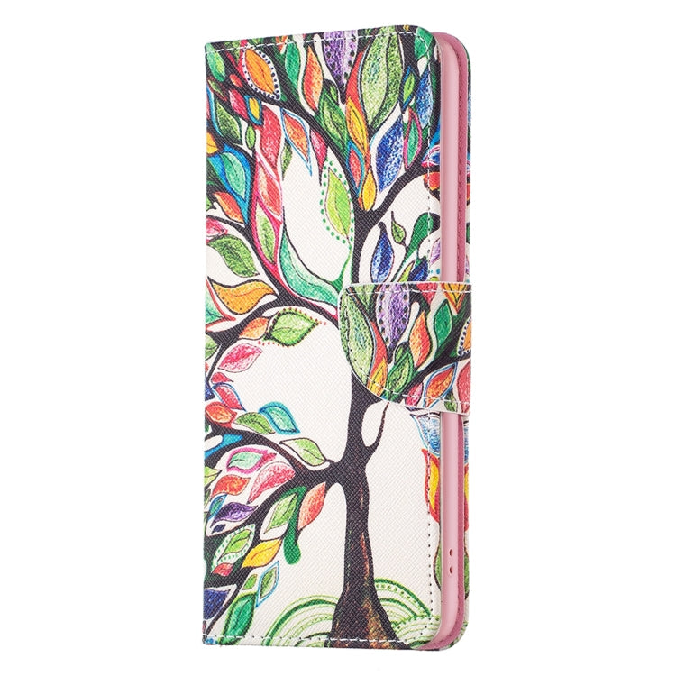 Sandsberg | Für Nokia C110 Buntes Zeichnungs-Muster Leder-Handyhülle (Baum des Lebens)