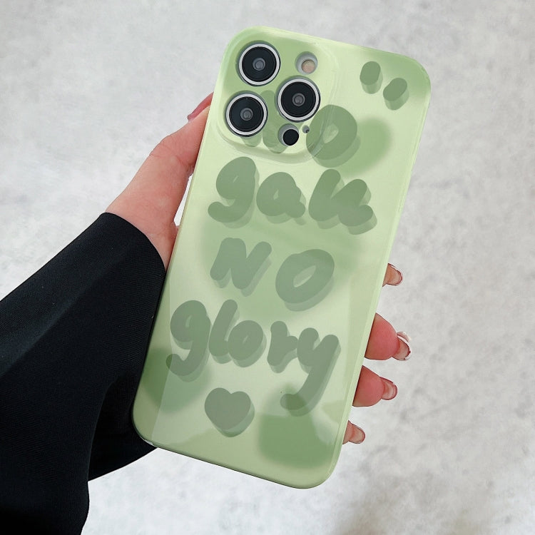 Sandsberg | Für iPhone 15 Pro Max PC Handyhülle (Grüner Text)